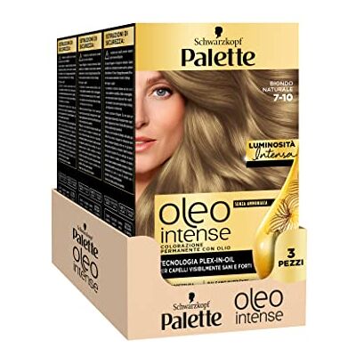 Schwarzkopf Oleo Pallete Permanentne Farba do Włosów, 7-10 Naturalny Blond, 3 Sztuki Schwarzkopf Oleo Pallete Permanentne Farba do Włosów, 7-10 Naturalny Blond, 3 Sztuki