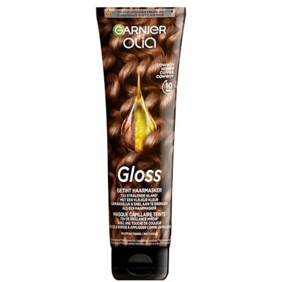 Garnier Olia Gloss Kolorowa maska do włosów, Cowboy Copper Extra Gloss z nutą koloru Garnier Olia Gloss Kolorowa maska do włosów, Cowboy Copper Extra Gloss z nutą koloru