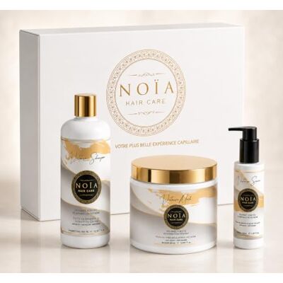 NOIA PARIS NOÏA HAIR Profesjonalne trio włosów VIRTUOSE Szampon 500ml + maska 500ml + serum 100 ml Odżywianie i połysk opuncja i kawior włosy suche lub niezdyscyplinowane NOIA PARIS NOÏA HAIR Profesjonalne trio włosów VIRTUOSE Szampon 500ml + maska 500ml + serum 100 ml Odżywianie i połysk opuncja i kawior włosy suche lub niezdyscyplinowane
