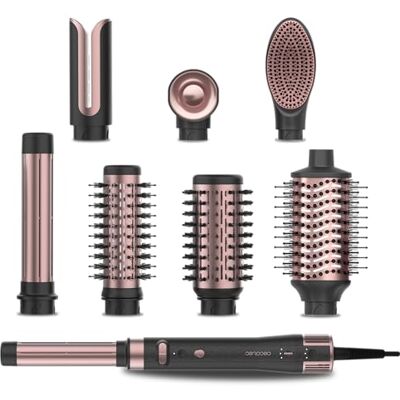 Cecotec Wielofunkcyjny styl do modelowania włosów, 8 głowic CeramicCare 8in1, AirGlam Gyro. 1500 W, gładki, kształtujący i pętelkowy, bezszczotkowy silnik, funkcja obrotowa i powłoka ceramiczna i Cecotec Wielofunkcyjny styl do modelowania włosów, 8 głowic CeramicCare 8in1, AirGlam Gyro. 1500 W, gładki, kształtujący i pętelkowy, bezszczotkowy silnik, funkcja obrotowa i powłoka ceramiczna i