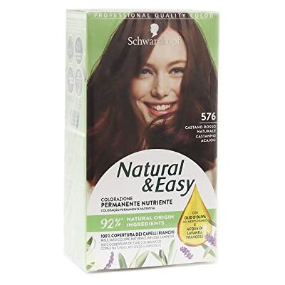Schwarzkopf Per Capelli Colorazione permanentny naturalny & Easy N 576 Castano Rosso Naturale Schwarzkopf Per Capelli Colorazione permanentny naturalny & Easy N 576 Castano Rosso Naturale