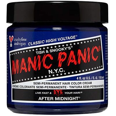 Manic Panic High Voltage Classic Cream Formula, After Midnight, 0.118 kg Manic Panic High Voltage Classic Cream Formula, After Midnight, 0.118 kg
