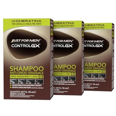 Just for men Control Gx Szampon, 3 x 118 ml Just for men Control Gx Szampon, 3 x 118 ml