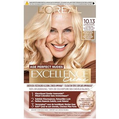 L'Oreal Paris L'Oréal Paris Excellence Creme Age Perfect Nudes 10.13 Extra Blond koloryzacja bez amoniaku L'Oreal Paris L'Oréal Paris Excellence Creme Age Perfect Nudes 10.13 Extra Blond koloryzacja bez amoniaku