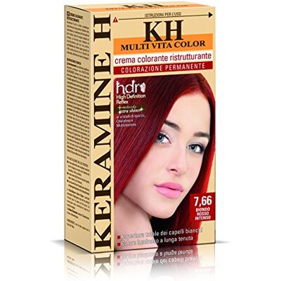 Keramine H Krem Barwnik Renowujący blond Czerwony Intensywny 3 opakowania po 110 ml Ogółem: 330 ml Keramine H Krem Barwnik Renowujący blond Czerwony Intensywny 3 opakowania po 110 ml Ogółem: 330 ml