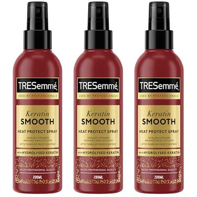 TRESemmé Spray termoochronny do włosów Keratin Smooth puszące się włosy pod kontrolą aż do 72h* z ochroną przed wysoką temperaturą do 230°C** z hydrolizowaną keratyną 200 ml 3 TRESemmé Spray termoochronny do włosów Keratin Smooth puszące się włosy pod kontrolą aż do 72h* z ochroną przed wysoką temperaturą do 230°C** z hydrolizowaną keratyną 200 ml 3
