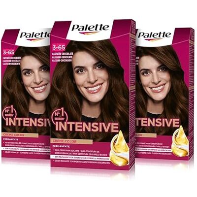 Schwarzkopf Paleta Intensywna farba do włosów 3,65 czekoladowo-kasztanowa idealna osłona włosów permanentna farba do pielęgnacji olejkiem Marula Trwały kolor do 8 tygodni (zestaw 3 szt.) Schwarzkopf Paleta Intensywna farba do włosów 3,65 czekoladowo-kasztanowa idealna osłona włosów permanentna farba do pielęgnacji olejkiem Marula Trwały kolor do 8 tygodni (zestaw 3 szt.)