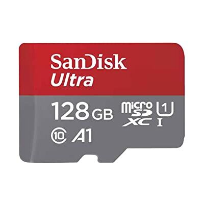 SanDisk Ultra karta microSDXC UHS-I 128 GB do Chromebooka z adapterem SD i prędkością transferu do 140 MB/s SanDisk Ultra karta microSDXC UHS-I 128 GB do Chromebooka z adapterem SD i prędkością transferu do 140 MB/s