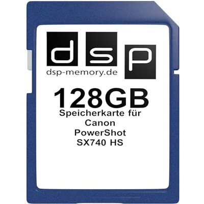 DSP Memory Karta pamięci 128 GB do Canon PowerShot SX740 HS DSP Memory Karta pamięci 128 GB do Canon PowerShot SX740 HS