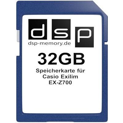 DSP Memory Karta pamięci 32 GB do Casio Exilim EX-Z700 DSP Memory Karta pamięci 32 GB do Casio Exilim EX-Z700