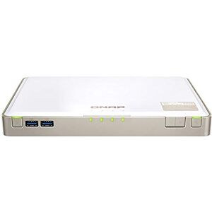 QNAP TBS-453DX-8G, Quad-Core 4-Bay M.2 SATA SSD NASbook, 4K @ 60Hz-HDMI-2.0, biało-szary QNAP TBS-453DX-8G, Quad-Core 4-Bay M.2 SATA SSD NASbook, 4K @ 60Hz-HDMI-2.0, biało-szary
