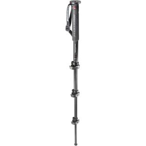 Manfrotto - XPRO Monopod+ 4-Section Carbon Fiber - Monopod Manfrotto - XPRO Monopod+ 4-Section Carbon Fiber - Monopod