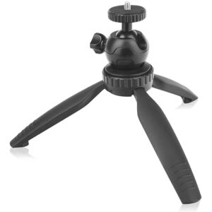 Overmax Tripod Mini Przenośny Stołowy Statyw do Projektora, Aparatu, Kamery, Lampy Udźwig do 2 kg, Gwint 1/4 cala Regulacja Kąta i Wysokości, Lekki i Stabilny Overmax Tripod Mini Przenośny Stołowy Statyw do Projektora, Aparatu, Kamery, Lampy Udźwig do 2 kg, Gwint 1/4 cala Regulacja Kąta i Wysokości, Lekki i Stabilny
