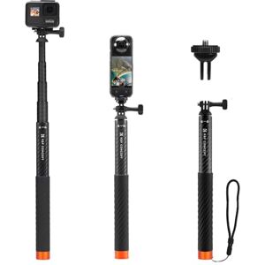 K&F CONCEPT Wysuwany kijek do selfie z włókna węglowego do Insta360 X4/X3, kij do selfie 127 cm, lekki, wysuwany monopod z polaru do Go Pro Hero 13, 12, 11, 10, 9, DJI Osmo Action 5Pro/4/3, Insta360 K&F CONCEPT Wysuwany kijek do selfie z włókna węglowego do Insta360 X4/X3, kij do selfie 127 cm, lekki, wysuwany monopod z polaru do Go Pro Hero 13, 12, 11, 10, 9, DJI Osmo Action 5Pro/4/3, Insta360