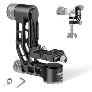 NEEWER GM102 Głowica gimbalowa do statywu monopod teleobiektywu, panoramiczna głowica statywu 360°, regulacja 3-osiowa, wytrzymały stop aluminium CNC, system szybkiego uwalniania typu Arca, maksymalne NEEWER GM102 Głowica gimbalowa do statywu monopod teleobiektywu, panoramiczna głowica statywu 360°, regulacja 3-osiowa, wytrzymały stop aluminium CNC, system szybkiego uwalniania typu Arca, maksymalne