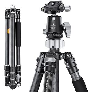 K&F CONCEPT Statyw do aparatu, 173 cm Kompaktowy i profesjonalny statyw fotograficzny z 360° kulą kulową i płytką zwalniającą do lustrzanki cyfrowej X254C4 K&F CONCEPT Statyw do aparatu, 173 cm Kompaktowy i profesjonalny statyw fotograficzny z 360° kulą kulową i płytką zwalniającą do lustrzanki cyfrowej X254C4