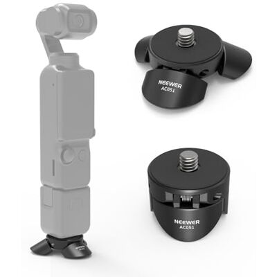 NEEWER AC051 Mini statyw kompatybilny z DJI Osmo Pocket 3, mały uchwyt na kamerę stacjonarną, stojak ze śrubą 1/4 cala, kompatybilny z kamerami Insta 360 X5 X4 X3, przełącznik trybu pionowego/ręcznego NEEWER AC051 Mini statyw kompatybilny z DJI Osmo Pocket 3, mały uchwyt na kamerę stacjonarną, stojak ze śrubą 1/4 cala, kompatybilny z kamerami Insta 360 X5 X4 X3, przełącznik trybu pionowego/ręcznego