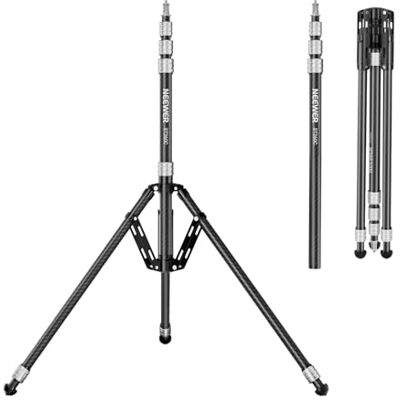 NEEWER Statyw z włókna węglowego z dwustronnymi nogami, przenośny lekki stojak do fotografii stroboskopowej, softbox, do nagrywania strumieniowego DSLR, 6,6 lb/3 kg, maksymalne obciążenie, ST260C NEEWER Statyw z włókna węglowego z dwustronnymi nogami, przenośny lekki stojak do fotografii stroboskopowej, softbox, do nagrywania strumieniowego DSLR, 6,6 lb/3 kg, maksymalne obciążenie, ST260C