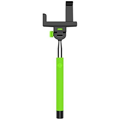 Smart S+MART SelfieMAKER kijek do selfie z wyzwalaniem kabla do Apple iPhone 3/4/5 żółty/zielony Smart S+MART SelfieMAKER kijek do selfie z wyzwalaniem kabla do Apple iPhone 3/4/5 żółty/zielony