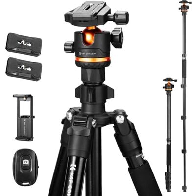K&F CONCEPT Statyw do aparatu, 192 cm, statyw do smartfona, statywu, aparatu Tripod O275A5 + BH-36, statyw do telefonu komórkowego z uchwytem na telefon komórkowy, tablet i pilot zdalnego sterowania, K&F CONCEPT Statyw do aparatu, 192 cm, statyw do smartfona, statywu, aparatu Tripod O275A5 + BH-36, statyw do telefonu komórkowego z uchwytem na telefon komórkowy, tablet i pilot zdalnego sterowania,