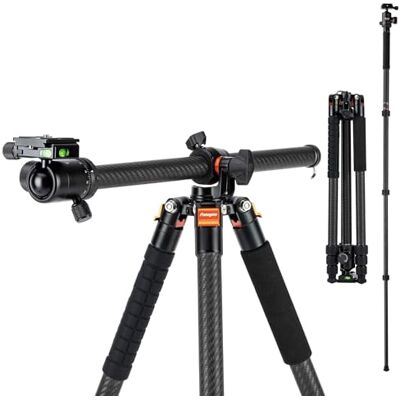 Fotopro Poziomy statyw do kamery 75 cali z włókna węglowego głowica kulowa 360 stopni płyta szybkiego uwalniania DSLR statyw do kamery podróżnej kamera wideo Fotopro Poziomy statyw do kamery 75 cali z włókna węglowego głowica kulowa 360 stopni płyta szybkiego uwalniania DSLR statyw do kamery podróżnej kamera wideo