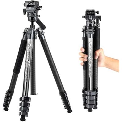 Fotopro X-Airfly statyw do kamery wideo z głowicą płynną, panoramiczna głowica kulowa, 1,3 kg, możliwość rozszerzenia, przenośny, kompaktowy, statyw z włókna węglowego do lustrzanki cyfrowej, 15 kg, Fotopro X-Airfly statyw do kamery wideo z głowicą płynną, panoramiczna głowica kulowa, 1,3 kg, możliwość rozszerzenia, przenośny, kompaktowy, statyw z włókna węglowego do lustrzanki cyfrowej, 15 kg,