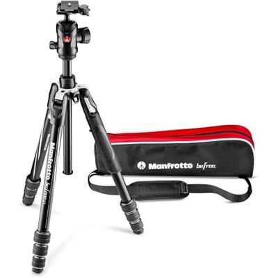 Manfrotto MKBFRTA4GT-BH Befree Zaawansowany statyw podróżny, Twist Lock z głowicą kulową do Canon, Nikon, Sony, DSLR, CSC, bez lustra, do 10 kg, lekki, z torbą na statyw, aluminiowy, czarny Manfrotto MKBFRTA4GT-BH Befree Zaawansowany statyw podróżny, Twist Lock z głowicą kulową do Canon, Nikon, Sony, DSLR, CSC, bez lustra, do 10 kg, lekki, z torbą na statyw, aluminiowy, czarny