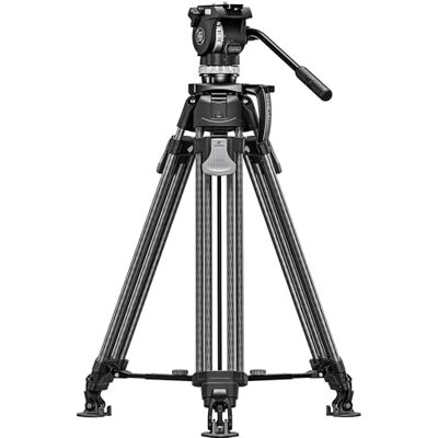 LEOFOTO Statyw trójnożny karbonowy LVF-163C + FH-10 zestaw statywów wideo LEOFOTO Statyw trójnożny karbonowy LVF-163C + FH-10 zestaw statywów wideo