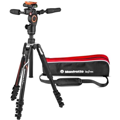 Manfrotto Befree Live Zaawansowany 4-częściowy aluminiowy statyw podróżny z 3-drożną głowicą płynu Manfrotto Befree Live Zaawansowany 4-częściowy aluminiowy statyw podróżny z 3-drożną głowicą płynu