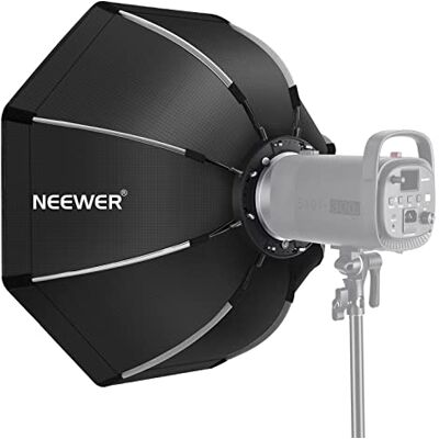 NEEWER 65 cm ośmiokątny Softbox Quick Release, z mocowaniem Bowens, torba do przenoszenia kompatybilna z CB60 CB100 CB150 Vision 4 S101-300W/400W i innymi lampami do montażu Bowens -SF-RPBO26 NEEWER 65 cm ośmiokątny Softbox Quick Release, z mocowaniem Bowens, torba do przenoszenia kompatybilna z CB60 CB100 CB150 Vision 4 S101-300W/400W i innymi lampami do montażu Bowens -SF-RPBO26