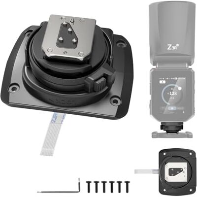 NEEWER Z3-N Wymiana Hot Shoe Mount, tylko do okrągłej głowicy Z3-N Z3R-N Lampa błyskowa kompatybilna z aparatem Nikon, szybka naprawa gorących butów z metalowym interfejsem styku NEEWER Z3-N Wymiana Hot Shoe Mount, tylko do okrągłej głowicy Z3-N Z3R-N Lampa błyskowa kompatybilna z aparatem Nikon, szybka naprawa gorących butów z metalowym interfejsem styku