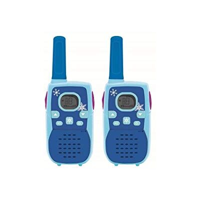 LEXIBOOK Disney Frozen Elsa Digital Walkie-talkie, 5 km, 8 kanałów transmisji, ekran LCD, niebieski, TW41FZ LEXIBOOK Disney Frozen Elsa Digital Walkie-talkie, 5 km, 8 kanałów transmisji, ekran LCD, niebieski, TW41FZ