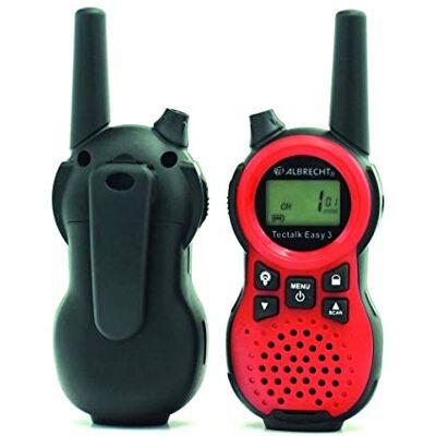 Albrecht Tectalk Easy 3 radiotelefony, 29642, PMR446 z gniazdem micro USB, złączem do zestawu słuchawkowego i klipsem na pasek Albrecht Tectalk Easy 3 radiotelefony, 29642, PMR446 z gniazdem micro USB, złączem do zestawu słuchawkowego i klipsem na pasek