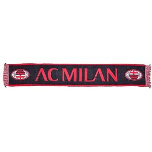 Czarna szalik AC Milan z czerwonymi detalami - Szalik Czarna szalik AC Milan z czerwonymi detalami - Szalik