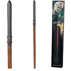 The Noble Collection Różdżka Draco Malfoya w standardowym pudełku okiennym 34 cm różdżka świata czarodziejów zestaw filmowy o Harrym Potterze, rekwizyty do różdżki The Noble Collection Różdżka Draco Malfoya w standardowym pudełku okiennym 34 cm różdżka świata czarodziejów zestaw filmowy o Harrym Potterze, rekwizyty do różdżki