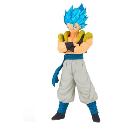 Banpresto Figurka akcji Gogeta Blue Dragon Ball Super Blood Of Saiyans Special XVIII 18 cm BP88983P wielokolorowa Figurka kolekcjonerska Idealna dla fanów anime Banpresto Figurka akcji Gogeta Blue Dragon Ball Super Blood Of Saiyans Special XVIII 18 cm BP88983P wielokolorowa Figurka kolekcjonerska Idealna dla fanów anime