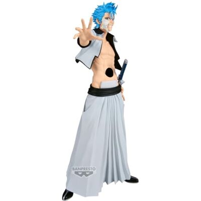 Banpresto Figurka Grimmjow Jaegerjaques Bleach Maximatic 25 cm PZ69613P wielokolorowa Figurka kolekcjonerska Idealna dla fanów anime Banpresto Figurka Grimmjow Jaegerjaques Bleach Maximatic 25 cm PZ69613P wielokolorowa Figurka kolekcjonerska Idealna dla fanów anime
