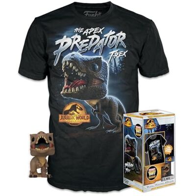 Funko Pocket Pop & Tee: Arcadia Trex Extra Large (XL) Park Jurajski T-shirt Ubrania Z Kolekcjonerską Winylową Minifigurką Pomysł na Prezent Zabawki i Koszulka z Krótkim Rękawem dla Funko Pocket Pop & Tee: Arcadia Trex Extra Large (XL) Park Jurajski T-shirt Ubrania Z Kolekcjonerską Winylową Minifigurką Pomysł na Prezent Zabawki i Koszulka z Krótkim Rękawem dla