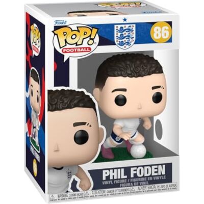Funko POP! Futbol nożny: Anglia Phil Foden Figurka winylowa do kolekcjonowania pomysł na prezent Oficjalny produkt Zabawki dla dzieci i dorosłych Figurka kolekcjonerska i wystawowa Funko POP! Futbol nożny: Anglia Phil Foden Figurka winylowa do kolekcjonowania pomysł na prezent Oficjalny produkt Zabawki dla dzieci i dorosłych Figurka kolekcjonerska i wystawowa