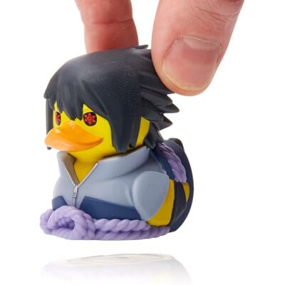 TUBBZ Naruto Sasuke Duck Cosplay Anime Merch Figurka Mini 5 cm Oficjalnie licencjonowany produkt Naruto Shippuden Sasuke Mini Duck z mini wanną prezent dla fanów anime na wystawę TUBBZ Naruto Sasuke Duck Cosplay Anime Merch Figurka Mini 5 cm Oficjalnie licencjonowany produkt Naruto Shippuden Sasuke Mini Duck z mini wanną prezent dla fanów anime na wystawę