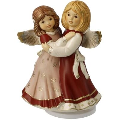 Goebel Figurka anioła Wesołych Świąt Bordeaux niebiańscy posłańcy Boże Narodzenie Goebel Figurka anioła Wesołych Świąt Bordeaux niebiańscy posłańcy Boże Narodzenie