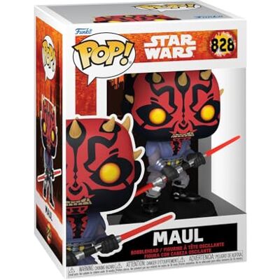 Funko Pop! Gwiezdne Wojny: Gwiezdne Wojny Darth Maul-kolekcjonerska figurka winylowa pomysł na prezent oficjalny towar zabawki dla dzieci i dorosłych Sci-Fi Fans figurka kolekcjonerska Funko Pop! Gwiezdne Wojny: Gwiezdne Wojny Darth Maul-kolekcjonerska figurka winylowa pomysł na prezent oficjalny towar zabawki dla dzieci i dorosłych Sci-Fi Fans figurka kolekcjonerska