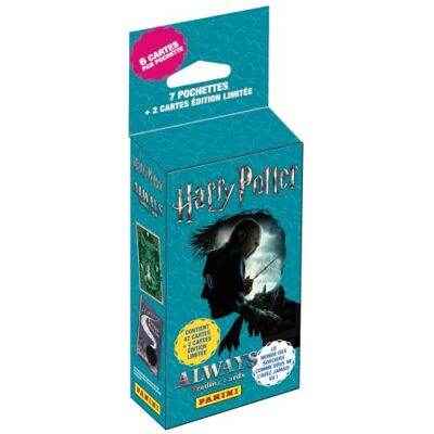 Panini Harry Potter Always Trading Cards blister 7 kieszeni + 2 karty z limitowanej edycji Panini Harry Potter Always Trading Cards blister 7 kieszeni + 2 karty z limitowanej edycji
