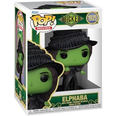 Funko Pop! Filmy: Wicked Pt. 2 Elphaba kolekcjonerska figurka winylowa pomysł na prezent oficjalny towar zabawki dla dzieci i dorosłych fani filmów modelka dla kolekcjonerów i ekspozycji Funko Pop! Filmy: Wicked Pt. 2 Elphaba kolekcjonerska figurka winylowa pomysł na prezent oficjalny towar zabawki dla dzieci i dorosłych fani filmów modelka dla kolekcjonerów i ekspozycji