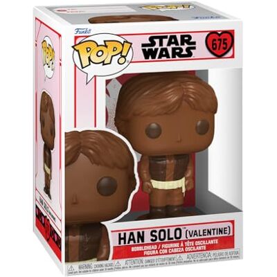 Funko POP! Star Wars: Han Solo (Val Choc) kolekcjonerska figurka winylowa pomysł na prezent oficjalny towar zabawki dla dzieci i dorosłych fani filmów modelka dla kolekcjonerów i Funko POP! Star Wars: Han Solo (Val Choc) kolekcjonerska figurka winylowa pomysł na prezent oficjalny towar zabawki dla dzieci i dorosłych fani filmów modelka dla kolekcjonerów i
