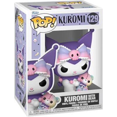 Funko Pop! Sanrio: Kuromi With Bear Hello Kitty Figurka winylowa do kolekcjonowania pomysł na prezent Oficjalny towar Zabawki dla dzieci i dorosłych Anime Fans Figurka kolekcjonerska Funko Pop! Sanrio: Kuromi With Bear Hello Kitty Figurka winylowa do kolekcjonowania pomysł na prezent Oficjalny towar Zabawki dla dzieci i dorosłych Anime Fans Figurka kolekcjonerska