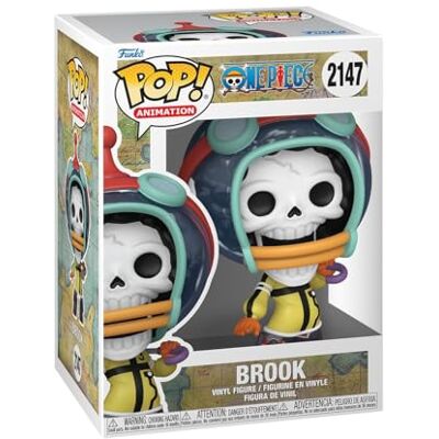 Funko Pop! Animacja: One Piece Brook Egg Arc kolekcjonerska figurka winylowa pomysł na prezent oficjalny towar zabawki dla dzieci i dorosłych fani anime modelka dla kolekcjonerów i Funko Pop! Animacja: One Piece Brook Egg Arc kolekcjonerska figurka winylowa pomysł na prezent oficjalny towar zabawki dla dzieci i dorosłych fani anime modelka dla kolekcjonerów i