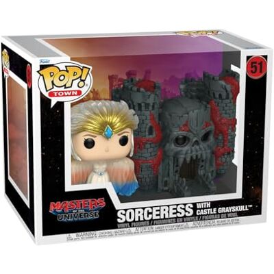 Funko POP! Miasto: Masters of the Universe Sorceress with Castle Grayskull Figurka winylowa kolekcjonerska pomysł na prezent Oficjalny produkt Zabawki dla dzieci i dorosłych Funko POP! Miasto: Masters of the Universe Sorceress with Castle Grayskull Figurka winylowa kolekcjonerska pomysł na prezent Oficjalny produkt Zabawki dla dzieci i dorosłych