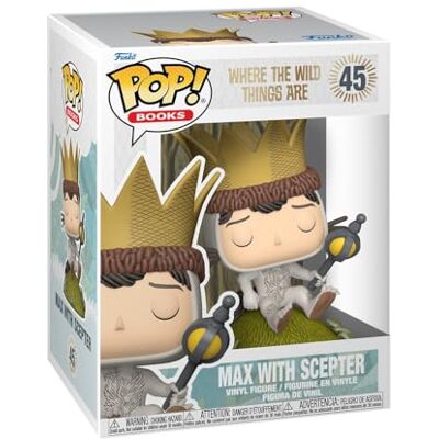 Funko POP! Premium: Where The WIld Things are S2 Max w/Scepter Gift Idea Official Merchandise Zabawki dla dzieci i dorosłych TV Fani Model Figurki dla kolekcjonerów Funko POP! Premium: Where The WIld Things are S2 Max w/Scepter Gift Idea Official Merchandise Zabawki dla dzieci i dorosłych TV Fani Model Figurki dla kolekcjonerów