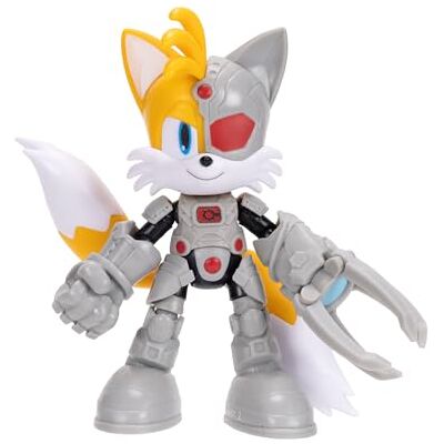 Sonic The Hedgehog Figurka akcji DC x Sonic Tails jako Cyborg 5" / 13 cm, oficjalna licencja Jakks Pacific, bardzo szczegółowy i szczegółowy projekt, opakowanie kolekcjonerskie Sonic The Hedgehog Figurka akcji DC x Sonic Tails jako Cyborg 5" / 13 cm, oficjalna licencja Jakks Pacific, bardzo szczegółowy i szczegółowy projekt, opakowanie kolekcjonerskie
